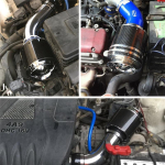 T&auml;pne XH-UN013 Auto j&otilde;udlusmootori filtrid Suure vooluhulgaga &otilde;hufilter Autode k&uuml;lma sisselaske komplektile 76 mm s&uuml;sinikkiust kate As Shown 155MM Mediu