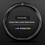 Volvo auto roolikate Volvo XC40 XC60 XC70 XC90 S40 S60 S80 S90 V40 V50 V60 V70 V90 EX90 jaoks S&uuml;sinikkiust Nahk FE3
