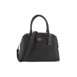 COACH Lillie nahast s&uuml;learvutikott, portfell, &otilde;lakott, crossbody kott, k&auml;ekott V&auml;ike Naiste Must 91146-IMBLK One Size 1 black