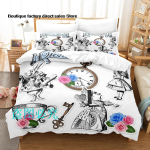Alice Imedemaa Vintage Voodipesukomplekt &Uuml;heinimese Twin T&auml;is Queen King Suuruses Voodikomplekt Laste Magamistoa Tekikoti Komplektid Voodi EU Single 135*200cm/53x79in 3pcs gray