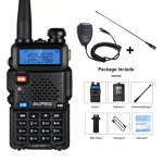 Baofeng UV-5R USB Pika Vahemaa Kahe Sagedusriba Amat&ouml;&ouml;rraadio VHF UHF FM CB 128CH 2200mAh Kaasaskantav K&auml;eshoitav Pika Vahemaa Kahepoolne Raadio