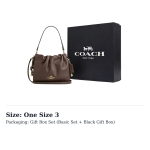 COACH Faye nahast crossbody kott, &otilde;lakott v&auml;ike naiste beež CT763-IMV2R One Size 3 black