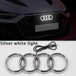 LED Logo Valgusti 249 273 285mm Esiv&otilde;re Staatiline Valge Valgus Veekindel Audi A3 A4 A5 A6 A7 A8 S3 S4 S5 S6 S7 TT Autostiilile 285mm