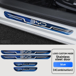 Auto roostevabast terasest uksepaksu kriimustusplaat BYD Atto 3 Dolphin Seal Tang F3 Dmi Song Yuan EV 2023 2024 Atto 4 jaoks Autotarvikud
