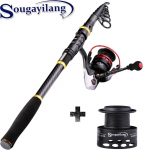Reisi&otilde;ngede rullide kombinatsioonid teleskoopse spinningu ja 13+1 BB spinningurulliga 3.6m Rod&4000 Reel