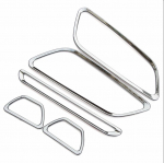 ABS Chrome auto kliimaseadme kaane kleebis Ford Focus 3 MK3 2012 2013