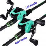 &Otilde;ngeritvade ja -rullide komplekt Peibutuss&ouml;&ouml;giga p&uuml;&uuml;girull Kaasaskantav teleskoopne p&uuml;&uuml;gikepp Merep&uuml;&uuml;k 1.8M&right