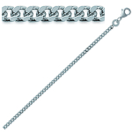Les Tr&eacute;sors De Lily [C7468] - h&otilde;bedane kett  Maille Gourmette  - 45 cm 2, 1 mm h&otilde;be