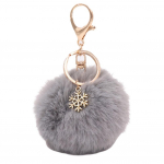 Snowflake Fluffy Pompom Ball v&otilde;tmehoidja r&otilde;ngahoidja autokoti kaunistus v&otilde;tmehoidja punane/oranž