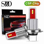 2tk H7 Led pirn udutuled CSP kiibid 3000K 6000K 8000K 12V valge sinine merevaigukollane p&auml;evas&otilde;iduauto lamp automaatne tuli 24V merevaigukollane