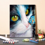 DIY Maalimine numbrite j&auml;rgi Digitaalne &otilde;limaal Hobid Numbrid &Otilde;limaal &Otilde;limaal Numbrite maalimine Kujutav kunst Kodukaunistamine 40x50cm no frame