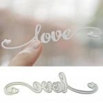 DIY Paradise LOVE Metalli l&otilde;ikamine Scrapbooking reljeefkaartide valmistamine isetegemise paberist k&auml;sit&ouml;&ouml;vormi h&otilde;be