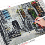 5D Teemanttikandid T&auml;nav t&auml;isv&auml;ljak Uus saabumine Teemantmaal Maastik Jalgrattapilt Rhinestonest kodukaunistusest Full Round (20X30CM)