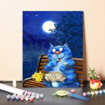 Kodukaunistuse maalimine numbrite j&auml;rgi Dekompressioon k&auml;sitsi maalitud l&otilde;uendimaal DIY digitaalne &otilde;limaal 40x50cm no frame