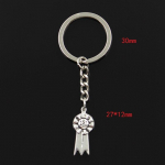 Moodne 30 mm v&otilde;tmehoidja metallist v&otilde;tmehoidja v&otilde;tmehoidja ehted antiikne h&otilde;bedase v&auml;rviga kaetud 1. medal, 27x12 mm ripats h&otilde;be