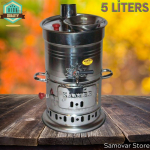 Roostevabast terasest Samovar Teekannu soojendaja matkasamovar Teeurni platoo esitlus Veekeetja teet&otilde;mmis matkatarvikud piknik