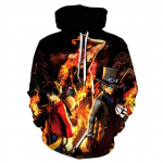 Jaapani Anime Hoodie One Piece Luffy 3D tr&uuml;kitud kapuutsiga Harajuku stiilis jakk Multifilm Kvaliteetne dressipluus teismeliste dressid XL