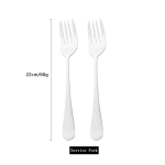 L&auml;&auml;ne toidu salati kahvel lauan&otilde;ud teeninduskahvlid s&ouml;&ouml;giriistad v&auml;rvilised s&ouml;&ouml;giriistad, peegel, roostevabast terasest s&ouml;&ouml;giriistad k&ouml;&ouml;gikomplekt h&otilde;be