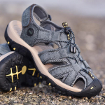 Suvised meeste rannasandaalid Ehtsast nahast meeste sandaalid 38 sinine