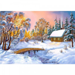 DIY 3D Teemantmaal Talvine Lumi Tikand Ristk&auml;sit&ouml;&ouml; Stitch Kodukaunistus Full Round 20x25CM