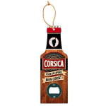 Les Tr&eacute;sors De Lily [R2311] &ndash; humoorikas puidust pudeliavaja 'Corsica' (Korsika &ndash; tugevaks aperitiiviks! ) - 20x7 cm pruun