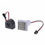 3 in 1 AC 60-500V 0-100A LED digitaalne voltmeeter Ampermeeter Hertz signaaltuled 220V pinge voolum&otilde;&otilde;tur Volt Amp Tester detektor