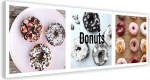 L&otilde;uendiprint Colorful Donuts Panorama 90x30 mitmev&auml;rviline