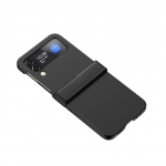 Samsung Galaxy Z Flip3 /4 5g telefoni&uuml;mbrisele Macaron Color Silikoonist Kokkupandav Pehme Puudutusega tagakaas Samsungz Flip3 4 jaoks Galaxy Z Flip 3 must