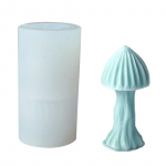 Seenekujuline k&uuml;&uuml;nlavorm 3D seenek&uuml;&uuml;nla vaigu silikoonvorm isetegemise kipsist k&uuml;psetusvormi želees fondant kaunistuste jaoks M