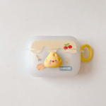 Matt Cheese 3D Relif Cartoon Smiley Cherry p&otilde;rutuskindel k&otilde;rvaklappide &uuml;mbris Apple Airpods 1 Pro 2 2nd 3 juhtmevaba Bluetoothi ​​katte jaoks For Airpods 1 2