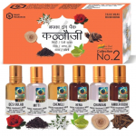 Parag Fragrances 6 in 1 Kannauji Attar Set of Pure, Natural & Long Lasting Attar 6 ml &times; 6