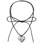 Diy Jewelry Goth Black Velvet suur s&uuml;dameripats kaelakee kaelakee naistele Elegantne koeline s&otilde;lmitud vibus&otilde;lmega reguleeritav kett