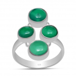 6x6 mm looduslik roheline oon&uuml;ksist kalliskivist 925 sterlingh&otilde;bedast k&auml;sitsi valmistatud &uuml;mmargune v&auml;&auml;riskivist s&otilde;rmus naistele ja t&uuml;drukutele 5