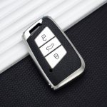 TPU auto kaugjuhtimispuldi v&otilde;tme&uuml;mbrise kate Volkswagen VW Magotan Passat B8 Golf jaoks Skoda Superb A7 Smart 3 nupuga auto kaunistuseks
