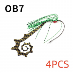 4 tk silikoonist kalmaari seelikud merevee spinnerbait haagis Buzzbait kummist liugur Jig landid kalap&uuml;&uuml;gi kaheksajalg seelik haugi vooder OB1-4PCS