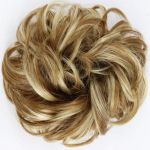 S&uuml;nteetilised juuksekumpli pikendused sassis lokkis elastsed juuksekarvad juuksel&otilde;iked s&uuml;nteetilised elegantsed lokkis Chignon juuksed naistele