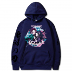 Anime Hoodies Demon Slayer Hoodie Oversize meeste dressipluusid Kapuutsiga dressipluusid Unisex tr&uuml;kitud pullover T&auml;navar&otilde;ivad meeste r&otilde;ivad M