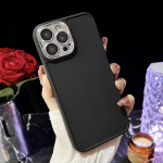 Luksuslik pehme TPU &uuml;mbris iPhone 11 12 13 14 Pro Max 14Plus plaadistusl&auml;&auml;tse t&auml;ieliku kaitsega tagakaas P&otilde;rutuskindel iPhone 14 Plus valge