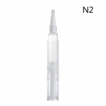 T&uuml;hi keeratav pliiats harjaga korduvt&auml;idetava pudeliga kosmeetikakonteiner k&uuml;&uuml;nelaki toru N2