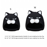 Lemmikloomade soe maja koopavoodid kassid hubane villane igloo kassipesa kennel lemmiklooma pesa 38X38X38cm