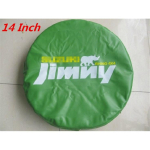 14 ; 15 ; Inch PVC Leather Space-Saving Spare Wheel Protective Cover car accessories for 2012 2013 2014 Suzuki jimny 14#15# for 14 Inch jimny black
