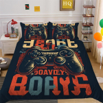 3D Retro Player voodipesu komplekt M&auml;ngu k&auml;epidemega tekikate ja padjap&uuml;&uuml;r mikrokiust kangast m&auml;ngumasinate seeria kodukaunistus Baby 100x135cm