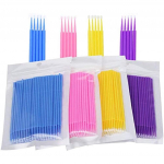 100 tk mikroaplikaatorid &uuml;hekordselt kasutatavad ripsmepikendusharjad meigihammaste jaoks 19x11x2cm