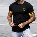 Suvine T-s&auml;rk Meeste 3D Kingi tr&uuml;kitud topid Mood Unisex T-s&auml;rk l&uuml;hikeste varrukatega O-kaelusega &uuml;lisuur T-s&auml;rk Uus vabaaja p&uuml;hades&auml;rk meestele S