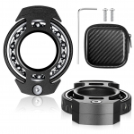 T&auml;ismetallist Fidget Spinner, Lahedad Reactor Fidget Hand m&auml;nguasjad aitavad pingeid leevendada, stressi v&auml;hendav &auml;revust leevendav m&auml;nguasi lastele ja t&auml;iskasvanutele 4.5x3.5x1.1cm must