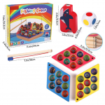 3-&uuml;hes magnetiline kalap&uuml;&uuml;gim&auml;ng Puidust v&auml;ikelaste m&auml;nguasjad Koolieelsed ABC-t&auml;hestikuga Kognitsioonkala lauam&auml;ngud Matemaatikam&auml;nguasjad 3-4 5-aastasele t&uuml;drukule poisile lastele kingitused Package,25x30x6cm