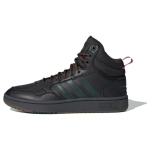 adidas Hoops 3.0 Mid Talvised Mustad Varjurohelised Kummitallaga Meeste Tennised Core-Black GZ6681 42 black
