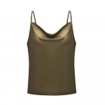 Valged Basic Naiste siiditaolised satiintopsid Vest Suvine Seksikas Camis Tank Naistele Rihm Kamisole Top s&auml;rgid Grunge Femme Riided L armee roheline v&auml;rv