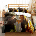 Naruto seeria kolmeosaline tekikott, digitaalne tr&uuml;kkimine, harjatud kaheosaline komplekt lastele multifilmi anime tekikott 240X220CM 3PCS