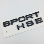 1X Uus kroom Matt h&otilde;be Must SPORT HSE Suure t&auml;hega Pagasiruumi embleemid Embleem Autokleebis Range-rover Land-roverile must